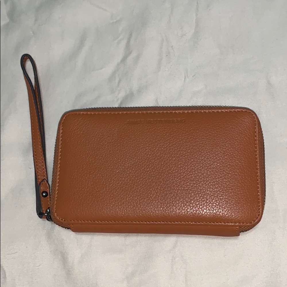 Brown leather wallet